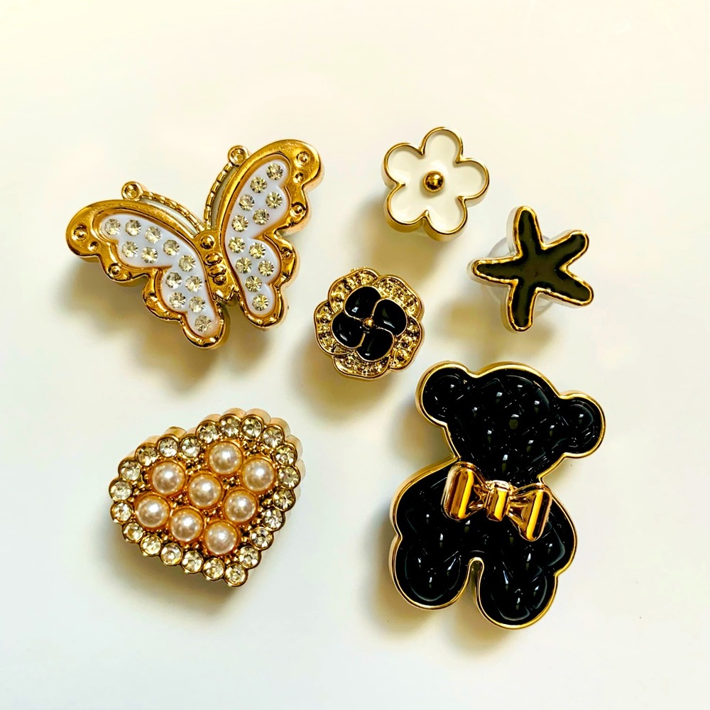 Croc bling charms